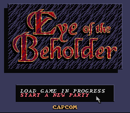 AD&D: Eye of the Beholder